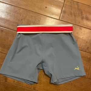 Brand New! Tracksmith Run Cannonball tight short XS light blue